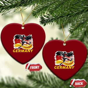 Germany Soccer Fan Ceramic Ornament German Football Flag Game Day Supporter