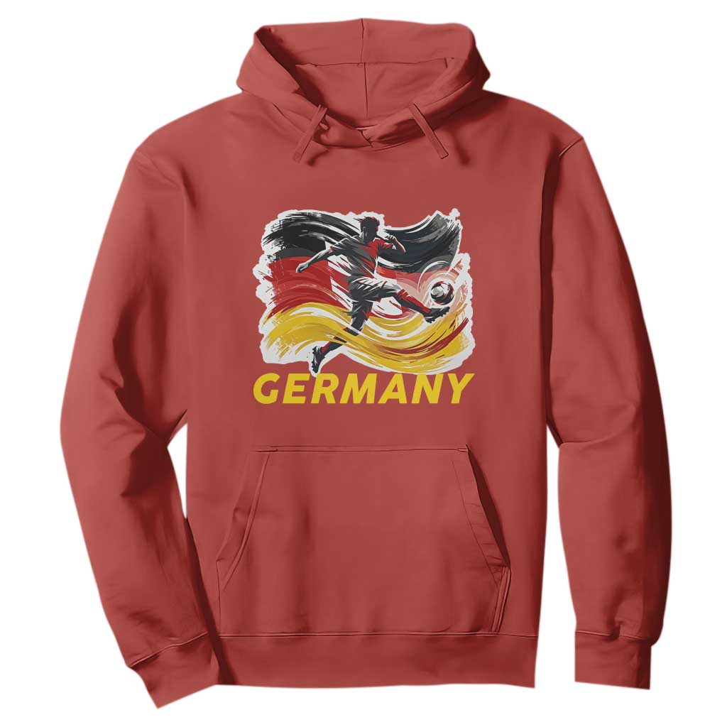 Germany Soccer Fan Hoodie German Football Flag Game Day Supporter