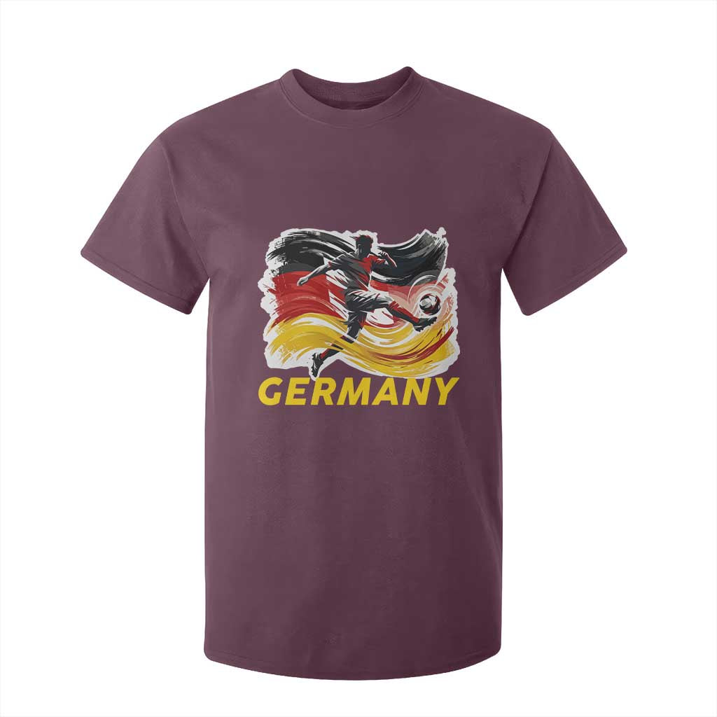Germany Soccer Fan T Shirt For Kid German Football Flag Game Day Supporter