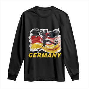 Germany Soccer Fan Long Sleeve Shirt German Football Flag Game Day Supporter