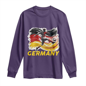 Germany Soccer Fan Long Sleeve Shirt German Football Flag Game Day Supporter