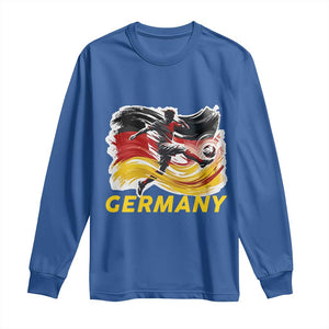 Germany Soccer Fan Long Sleeve Shirt German Football Flag Game Day Supporter
