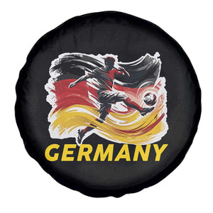 Germany Soccer Fan Spare Tire Cover German Football Flag Game Day Supporter