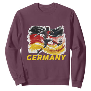 Germany Soccer Fan Sweatshirt German Football Flag Game Day Supporter