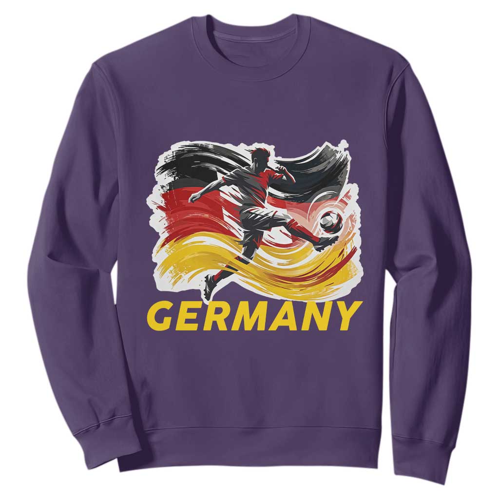 Germany Soccer Fan Sweatshirt German Football Flag Game Day Supporter