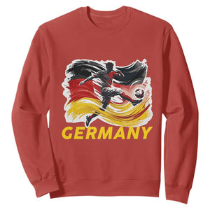 Germany Soccer Fan Sweatshirt German Football Flag Game Day Supporter
