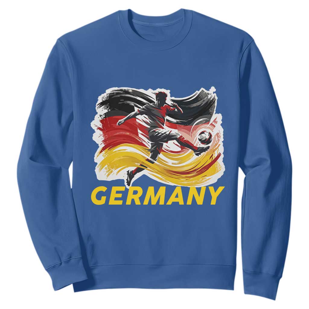Germany Soccer Fan Sweatshirt German Football Flag Game Day Supporter
