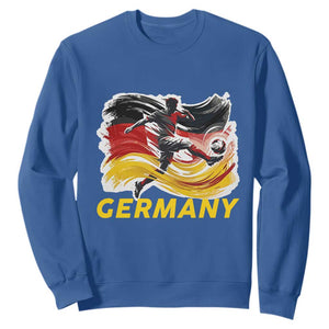 Germany Soccer Fan Sweatshirt German Football Flag Game Day Supporter
