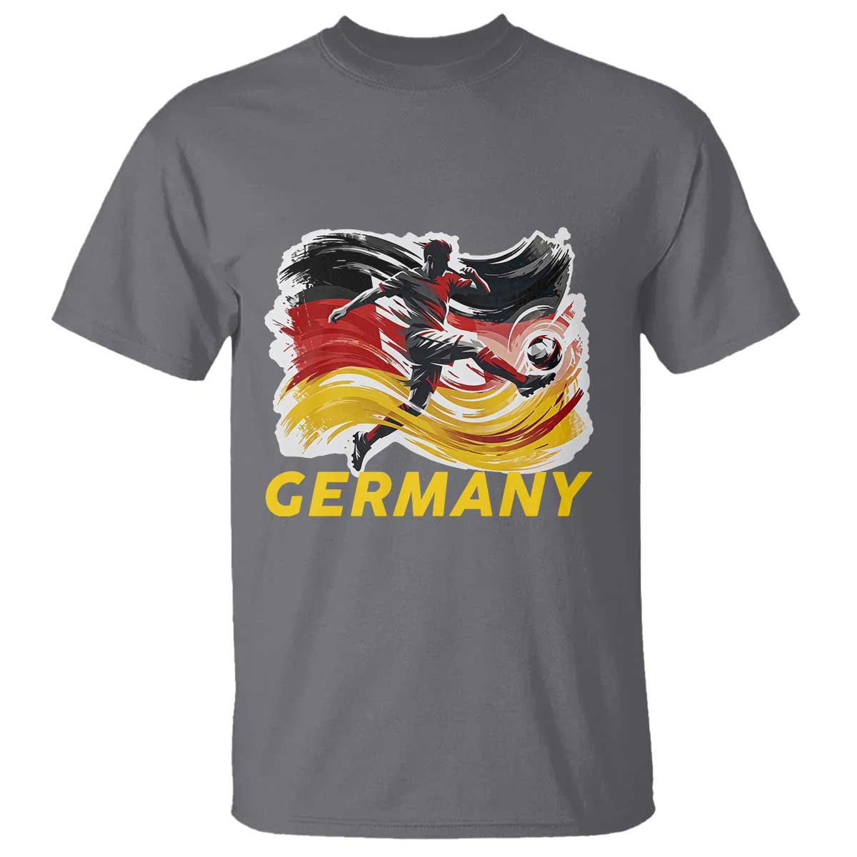 Germany Soccer Fan T Shirt German Football Flag Game Day Supporter