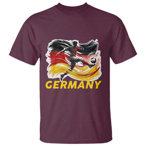 Germany Soccer Fan T Shirt German Football Flag Game Day Supporter