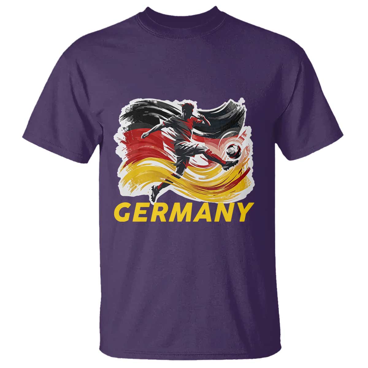 Germany Soccer Fan T Shirt German Football Flag Game Day Supporter
