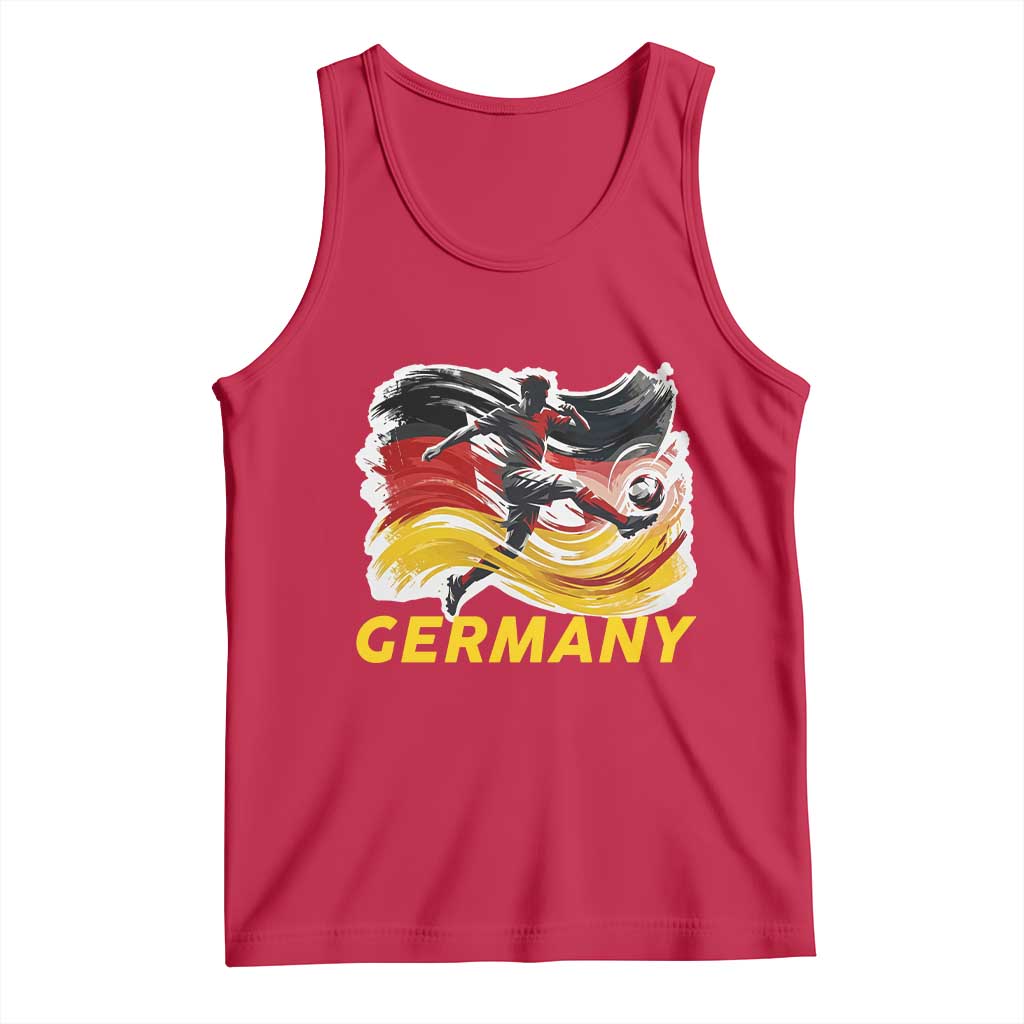 Germany Soccer Fan Tank Top German Football Flag Game Day Supporter