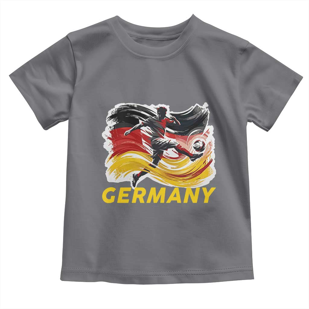 Germany Soccer Fan Toddler T Shirt German Football Flag Game Day Supporter