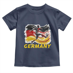 Germany Soccer Fan Toddler T Shirt German Football Flag Game Day Supporter