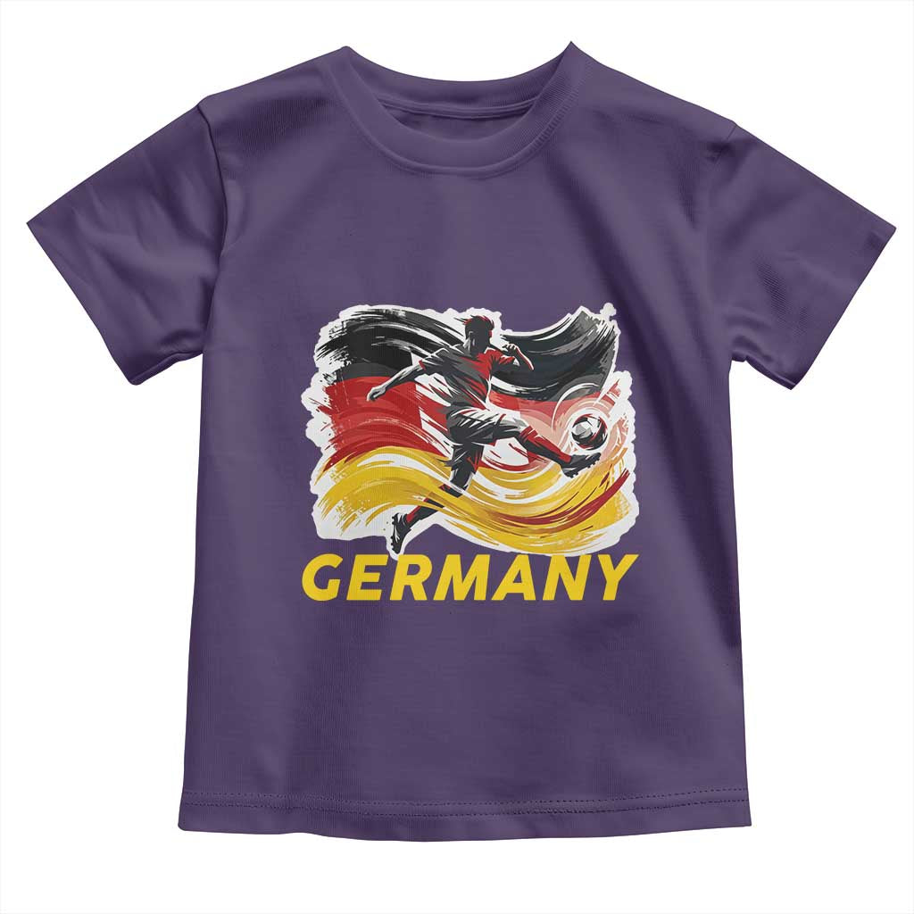 Germany Soccer Fan Toddler T Shirt German Football Flag Game Day Supporter
