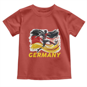 Germany Soccer Fan Toddler T Shirt German Football Flag Game Day Supporter
