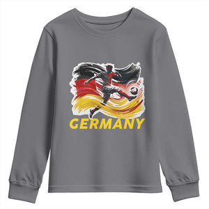 Germany Soccer Fan Youth Sweatshirt German Football Flag Game Day Supporter