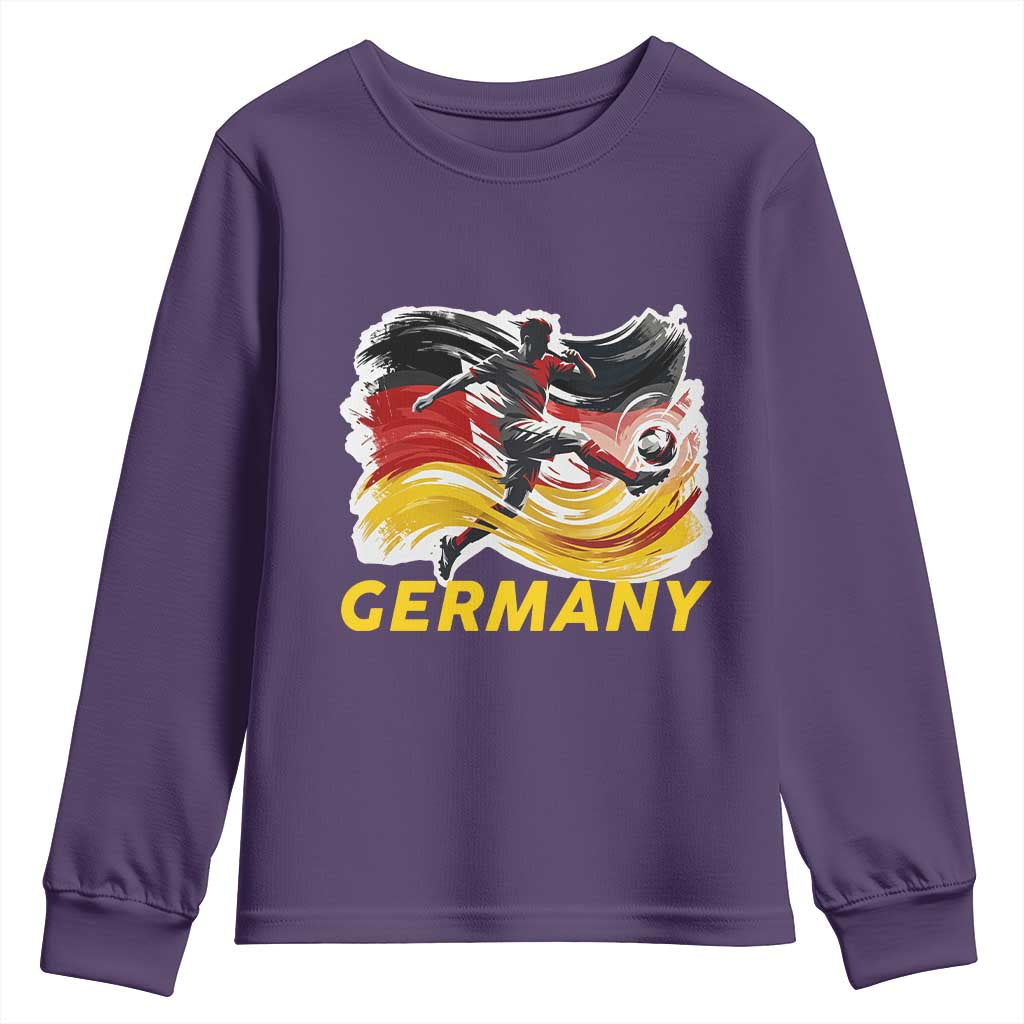 Germany Soccer Fan Youth Sweatshirt German Football Flag Game Day Supporter