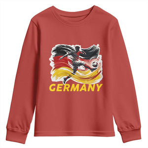 Germany Soccer Fan Youth Sweatshirt German Football Flag Game Day Supporter