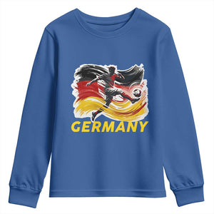 Germany Soccer Fan Youth Sweatshirt German Football Flag Game Day Supporter