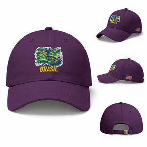 Brazil Soccer Brasil Flag Patriotic Sports Baseball Cap Brazilian Football Fan Supporter