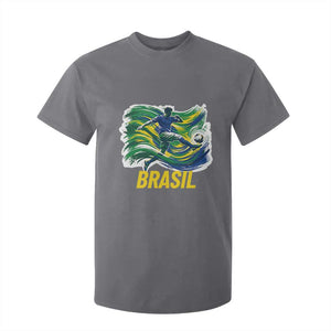 Brazil Soccer Brasil Flag Patriotic Sports T Shirt For Kid Brazilian Football Fan Supporter