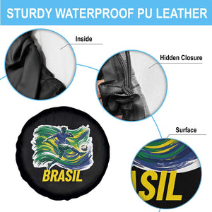 Brazil Soccer Brasil Flag Patriotic Sports Spare Tire Cover Brazilian Football Fan Supporter TS14 Print Your Wear