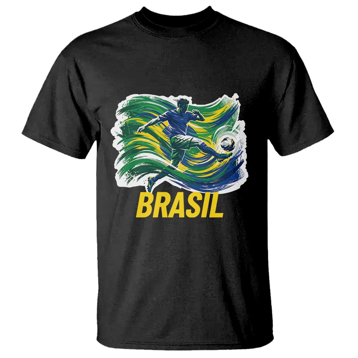 Brazil Soccer Brasil Flag Patriotic Sports T Shirt Brazilian Football Fan Supporter