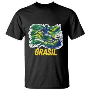 Brazil Soccer Brasil Flag Patriotic Sports T Shirt Brazilian Football Fan Supporter