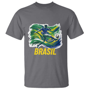 Brazil Soccer Brasil Flag Patriotic Sports T Shirt Brazilian Football Fan Supporter