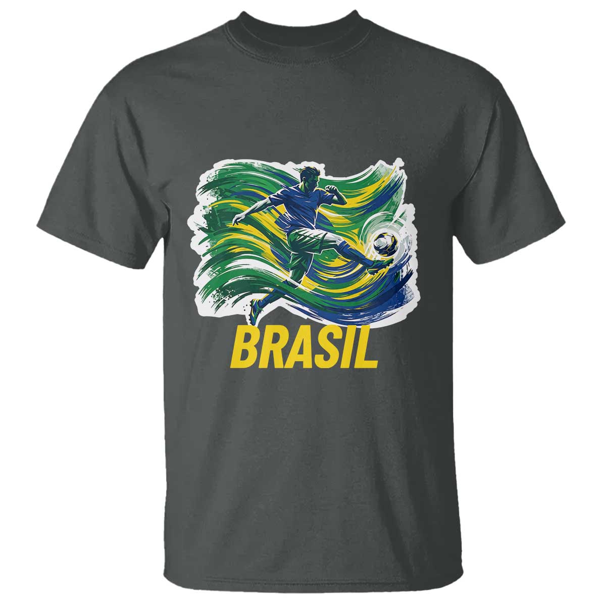 Brazil Soccer Brasil Flag Patriotic Sports T Shirt Brazilian Football Fan Supporter