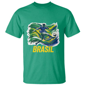 Brazil Soccer Brasil Flag Patriotic Sports T Shirt Brazilian Football Fan Supporter