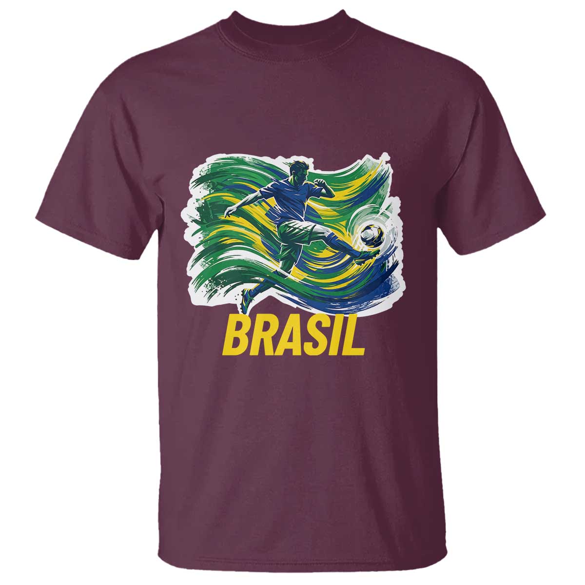 Brazil Soccer Brasil Flag Patriotic Sports T Shirt Brazilian Football Fan Supporter
