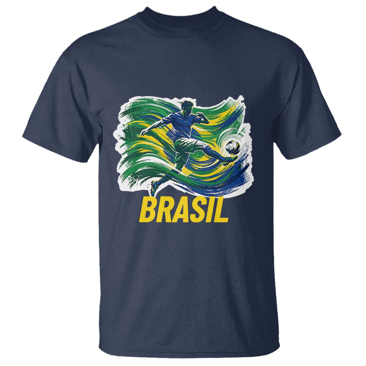 Brazil Soccer Brasil Flag Patriotic Sports T Shirt Brazilian Football Fan Supporter