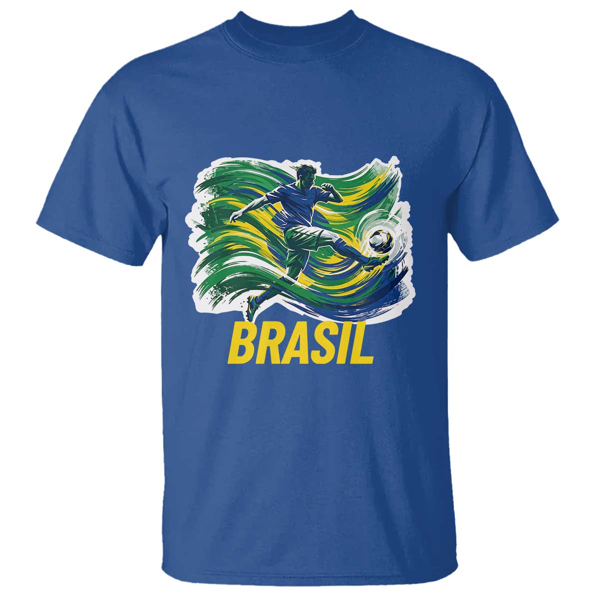 Brazil Soccer Brasil Flag Patriotic Sports T Shirt Brazilian Football Fan Supporter