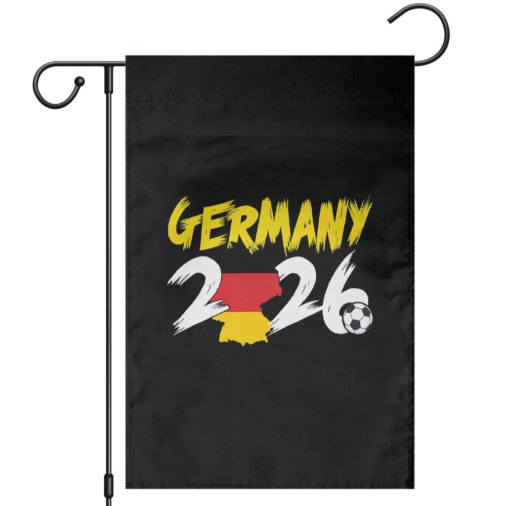 Deutschland Flag German Pride Garden Flag Germany Soccer Lover Football Fans TS14 Black Print Your Wear