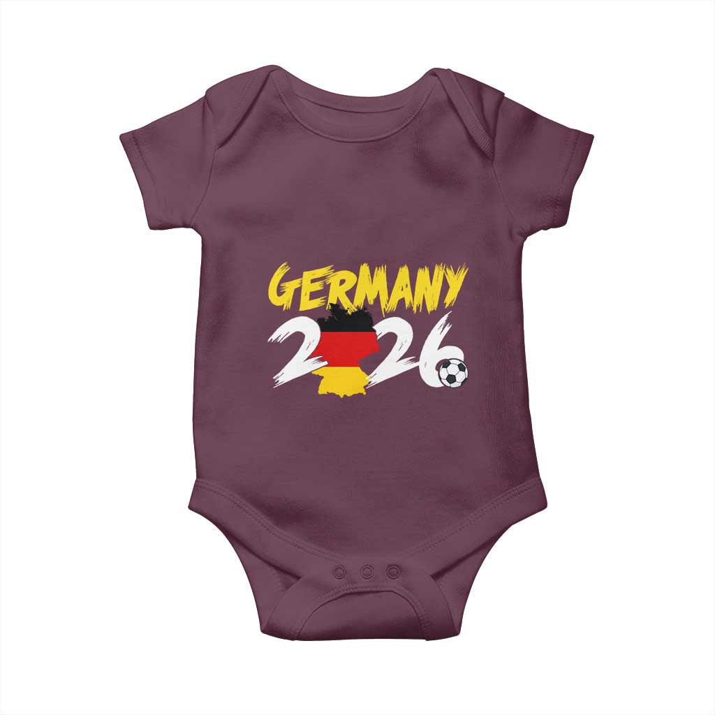 Deutschland Flag German Pride Baby Onesie Germany Soccer Lover Football Fans