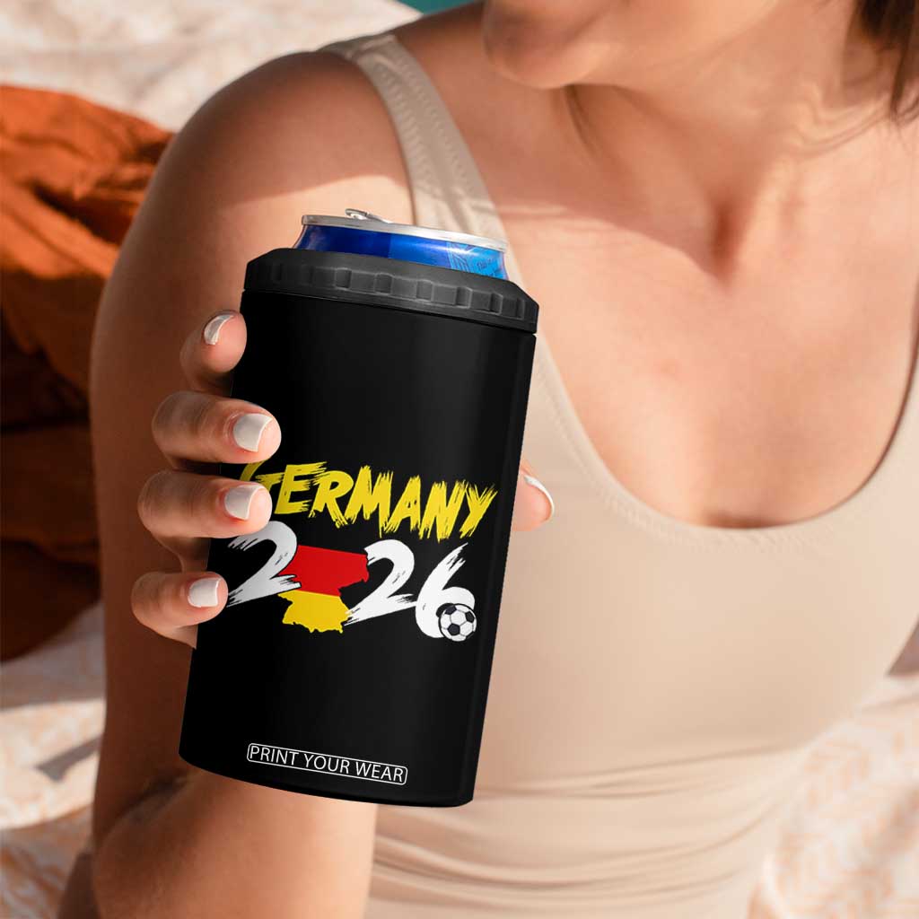 Deutschland Flag German Pride 4 in 1 Can Cooler Tumbler Germany Soccer Lover Football Fans TS14 Print Your Wear