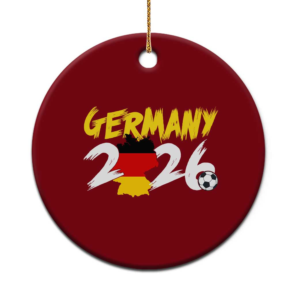 Deutschland Flag German Pride Ceramic Ornament Germany Soccer Lover Football Fans