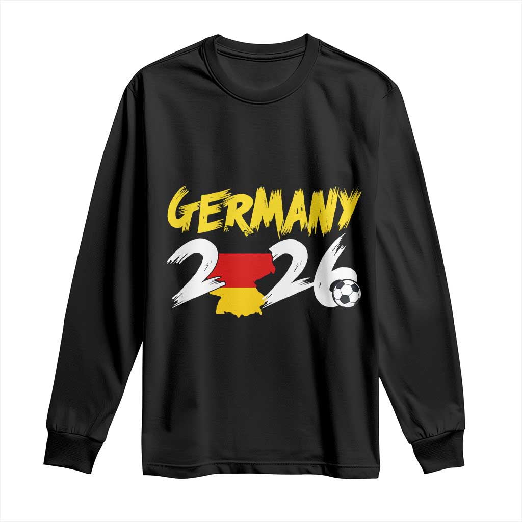 Deutschland Flag German Pride Long Sleeve Shirt Germany Soccer Lover Football Fans