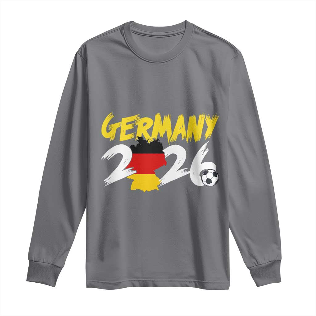 Deutschland Flag German Pride Long Sleeve Shirt Germany Soccer Lover Football Fans