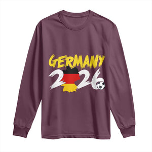 Deutschland Flag German Pride Long Sleeve Shirt Germany Soccer Lover Football Fans