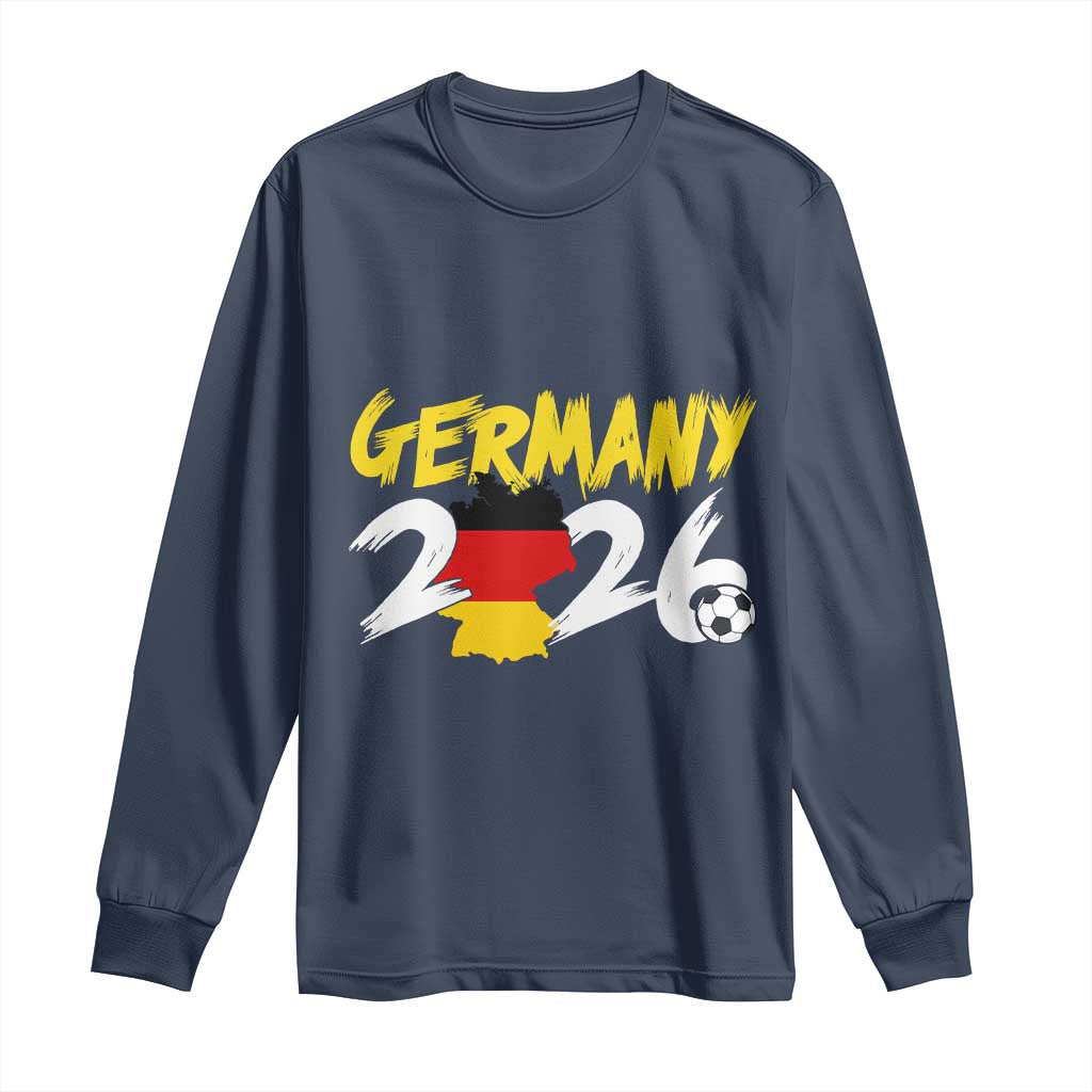 Deutschland Flag German Pride Long Sleeve Shirt Germany Soccer Lover Football Fans