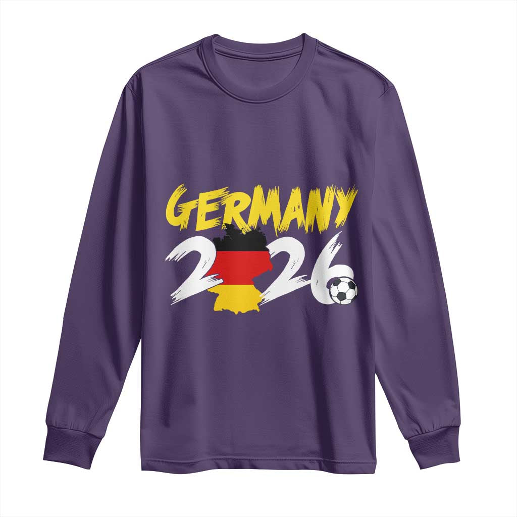 Deutschland Flag German Pride Long Sleeve Shirt Germany Soccer Lover Football Fans