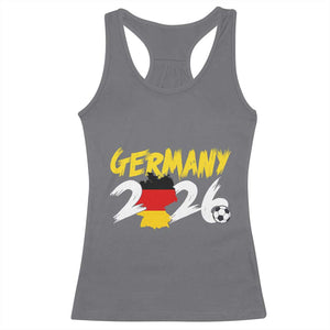 Deutschland Flag German Pride Racerback Tank Top Germany Soccer Lover Football Fans