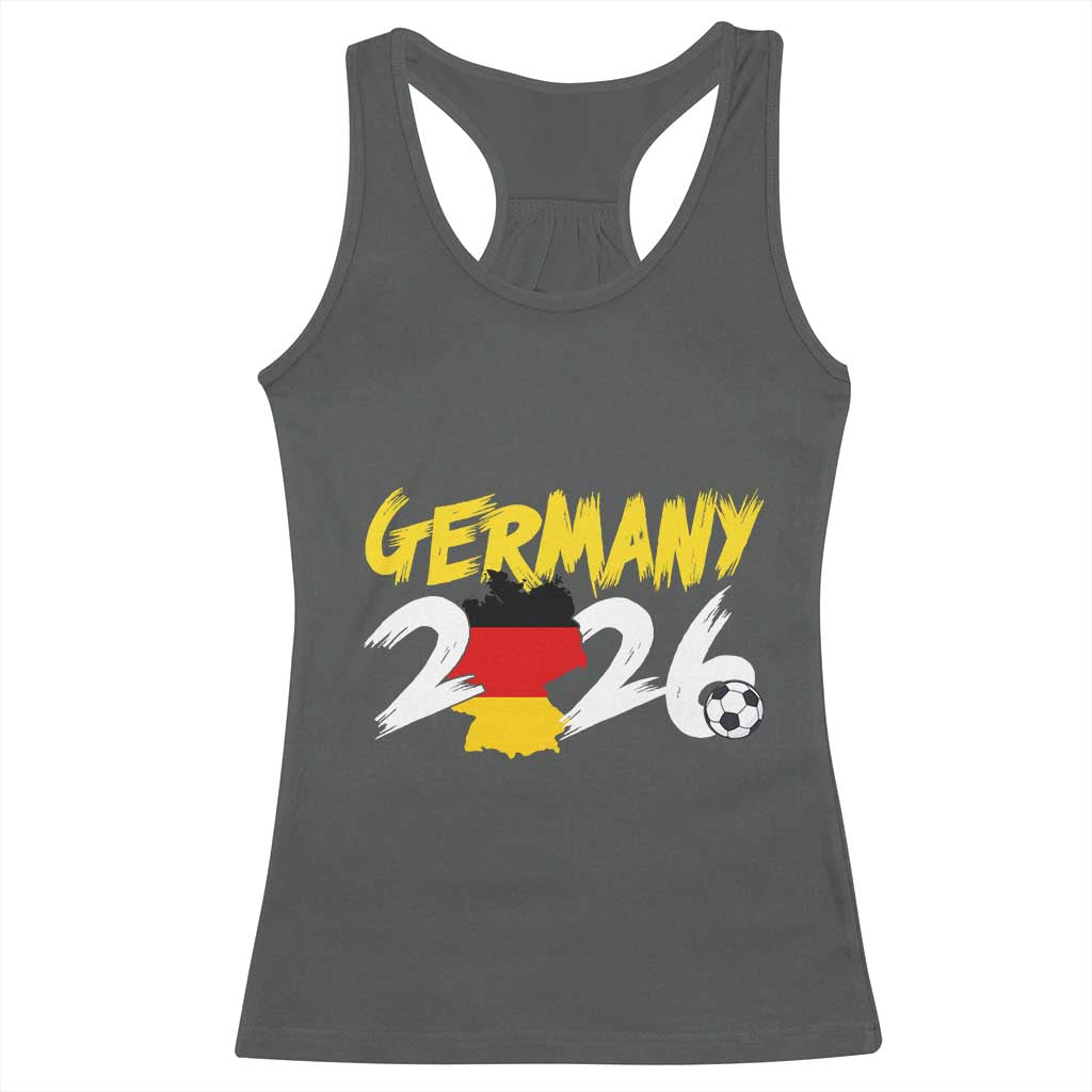 Deutschland Flag German Pride Racerback Tank Top Germany Soccer Lover Football Fans