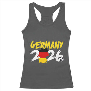 Deutschland Flag German Pride Racerback Tank Top Germany Soccer Lover Football Fans