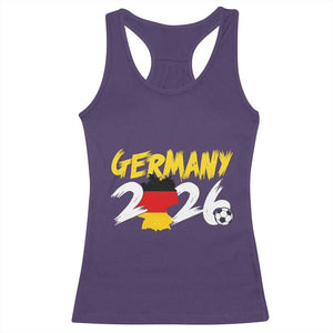 Deutschland Flag German Pride Racerback Tank Top Germany Soccer Lover Football Fans