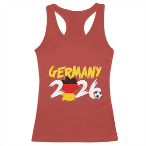 Deutschland Flag German Pride Racerback Tank Top Germany Soccer Lover Football Fans