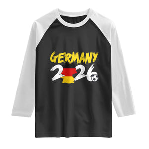 Deutschland Flag German Pride Raglan Shirt Germany Soccer Lover Football Fans